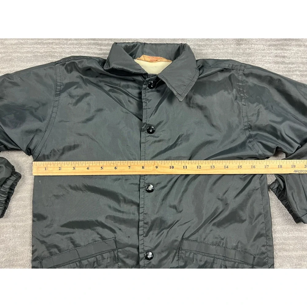 Windless Coach Jacket Men S Black 1981 Traveling Team Graphic Vintage Snap Front